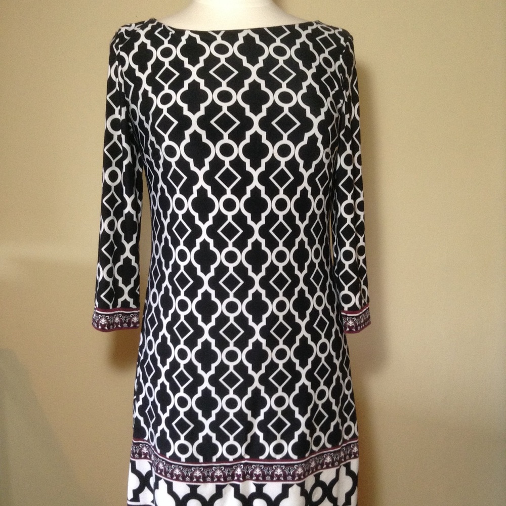 Inc International 3/4 sleeve slip on dress